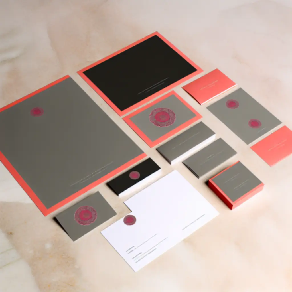 Nova Financial brand identity mockup