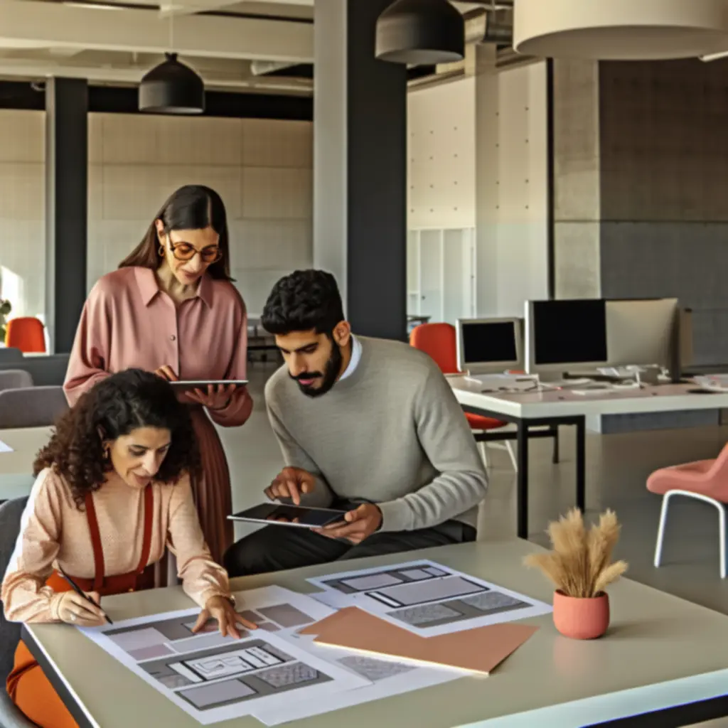 Design team collaboration in creative session